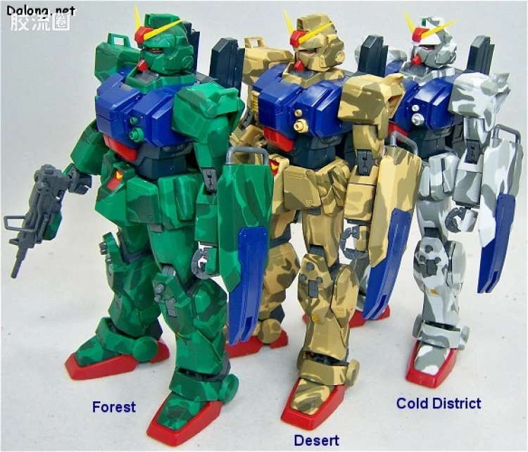 MG 限量版RX-79[G]特别涂装版 战型高达 丛林涂装A - 图片