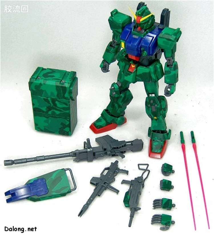 MG 限量版RX-79[G]特别涂装版 战型高达 丛林涂装A - 图片