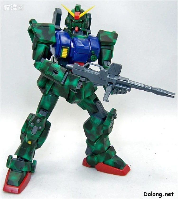 MG 限量版RX-79[G]特别涂装版 陆战型高达 丛林涂装B - 图片