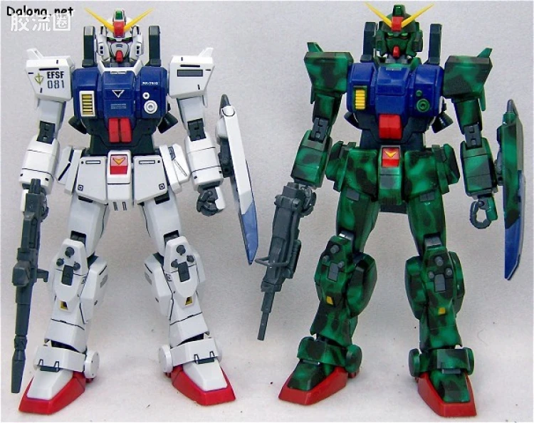 MG 限量版RX-79[G]特别涂装版 陆战型高达 丛林涂装B - 图片