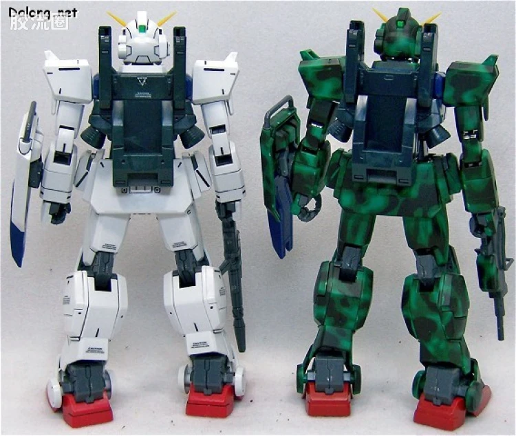 MG 限量版RX-79[G]特别涂装版 陆战型高达 丛林涂装B - 图片
