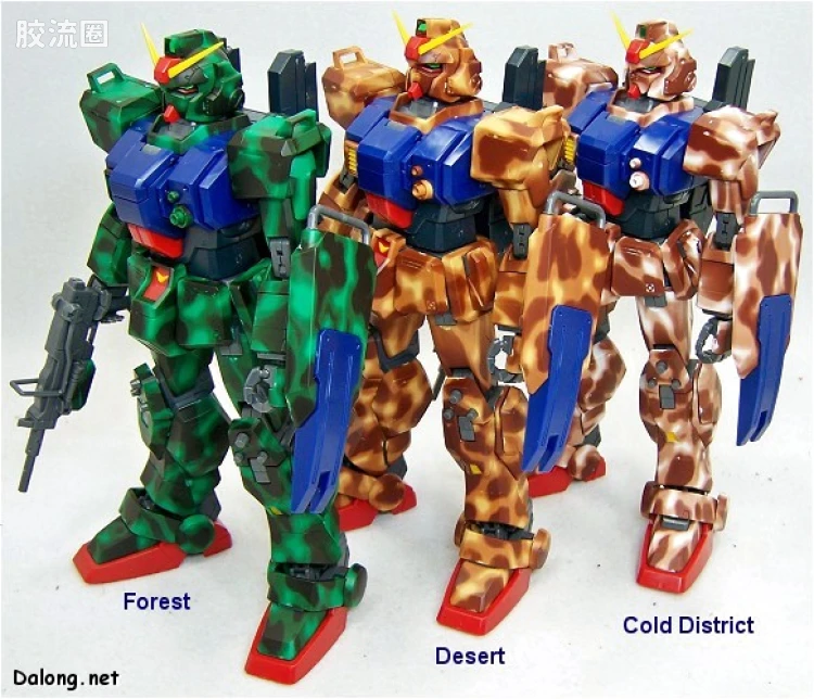 MG 限量版RX-79[G]特别涂装版 陆战型高达 丛林涂装B - 图片