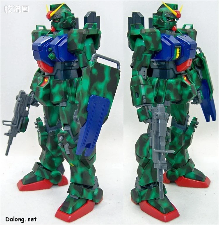 MG 限量版RX-79[G]特别涂装版 陆战型高达 丛林涂装B - 图片