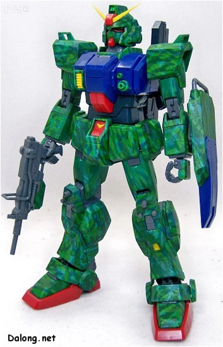MG 限量版RX-79[G]特别涂装版 陆战型高达 丛林涂装C - 图片