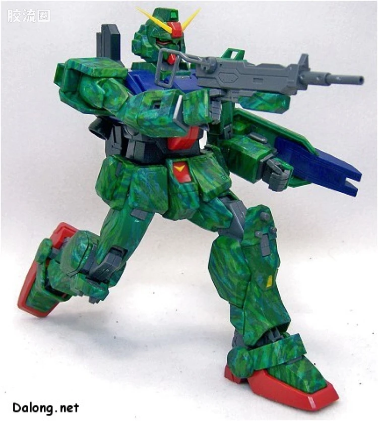 MG 限量版RX-79[G]特别涂装版 陆战型高达 丛林涂装C - 图片