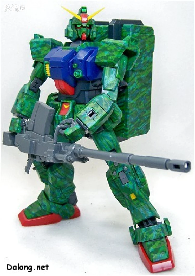 MG 限量版RX-79[G]特别涂装版 陆战型高达 丛林涂装C - 图片