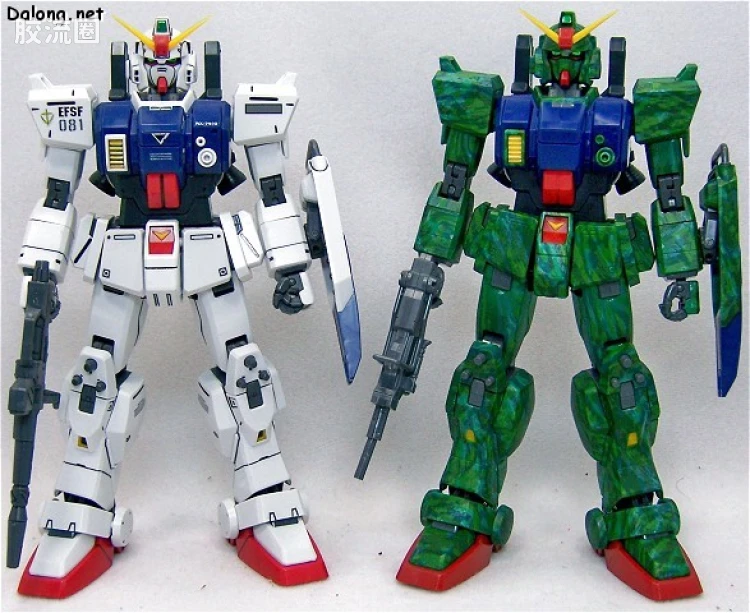 MG 限量版RX-79[G]特别涂装版 陆战型高达 丛林涂装C - 图片