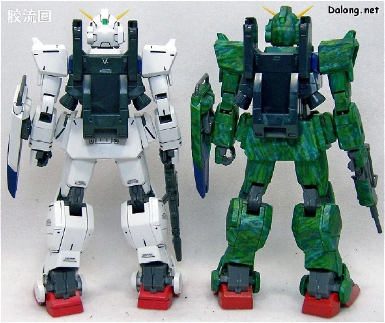 MG 限量版RX-79[G]特别涂装版 陆战型高达 丛林涂装C - 图片