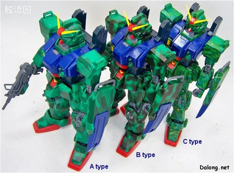 MG 限量版RX-79[G]特别涂装版 陆战型高达 丛林涂装C - 图片