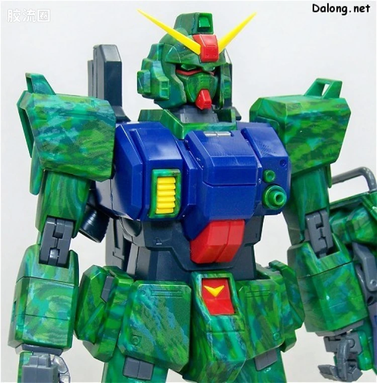 MG 限量版RX-79[G]特别涂装版 陆战型高达 丛林涂装C - 图片