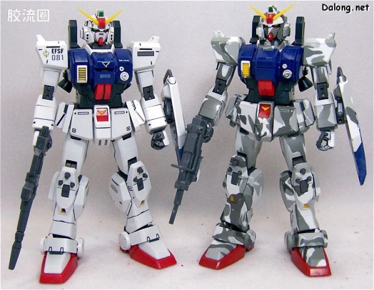 MG 限量版RX-79[G]特别涂装版 陆战型高达 极地涂装A - 图片