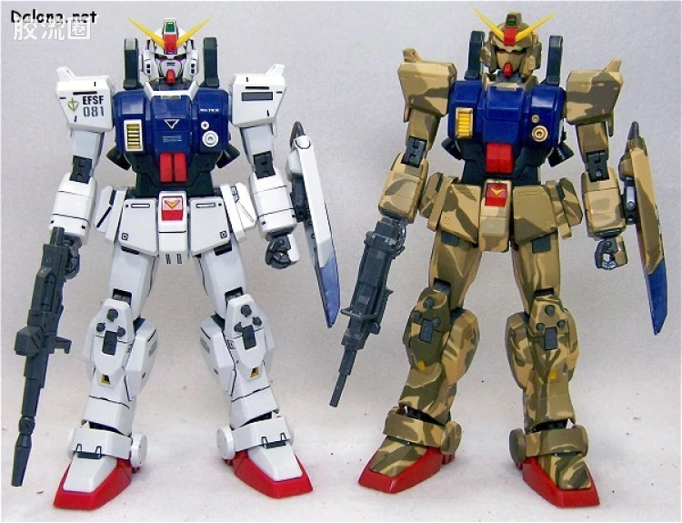 MG 限量版RX-79[G]特别涂装版 陆战型高达 沙漠涂装A - 图片