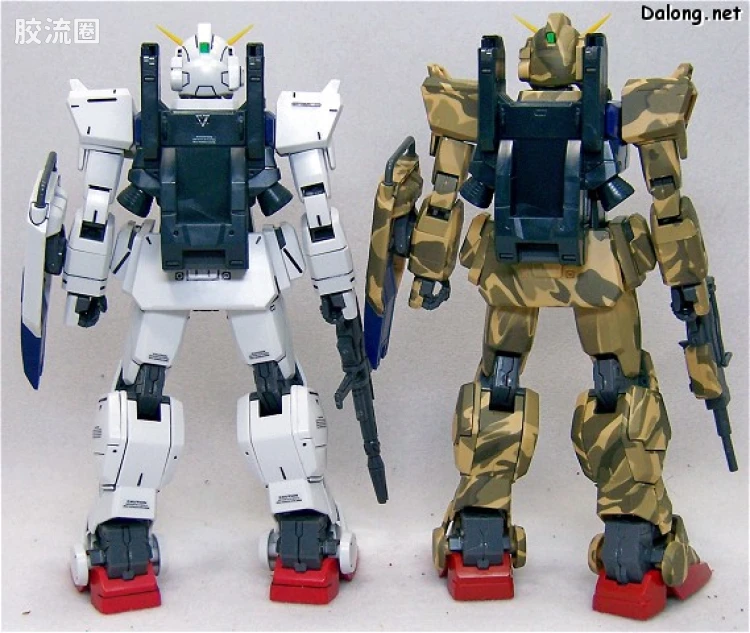 MG 限量版RX-79[G]特别涂装版 陆战型高达 沙漠涂装A - 图片