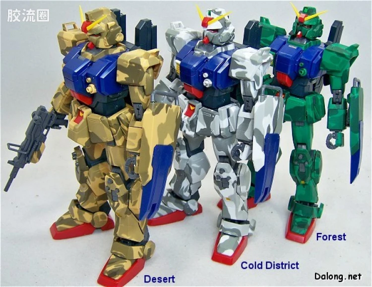 MG 限量版RX-79[G]特别涂装版 陆战型高达 沙漠涂装A - 图片