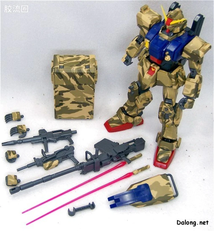 MG 限量版RX-79[G]特别涂装版 陆战型高达 沙漠涂装A - 图片