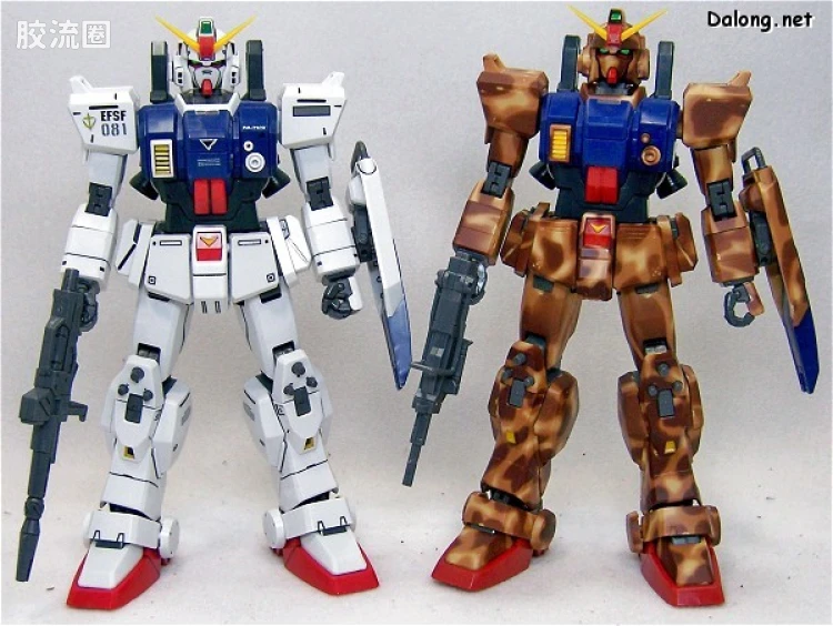 MG 限量版RX-79[G]特别涂装版 陆战型高达 沙漠涂装B - 图片