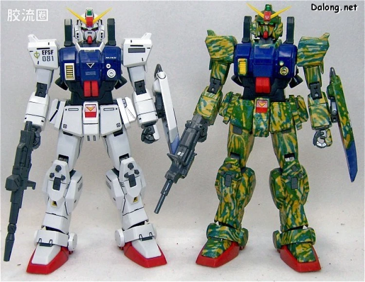 MG 限量版RX-79[G]特别涂装版 陆战型高达 沙漠涂装C - 图片