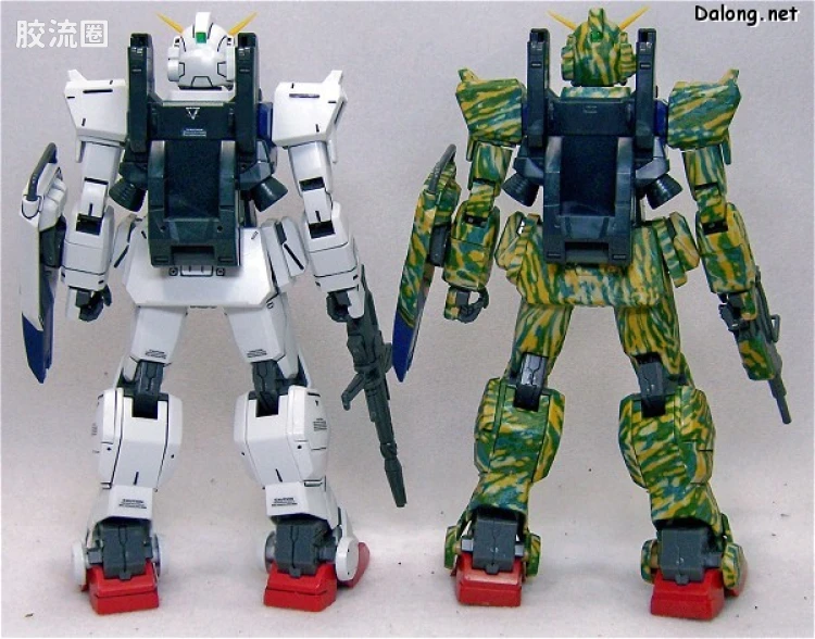 MG 限量版RX-79[G]特别涂装版 陆战型高达 沙漠涂装C - 图片