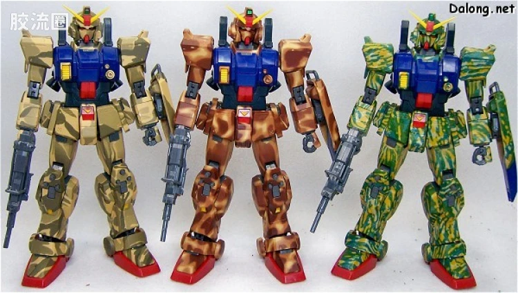 MG 限量版RX-79[G]特别涂装版 陆战型高达 沙漠涂装C - 图片