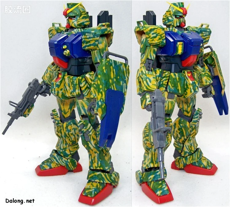 MG 限量版RX-79[G]特别涂装版 陆战型高达 沙漠涂装C - 图片
