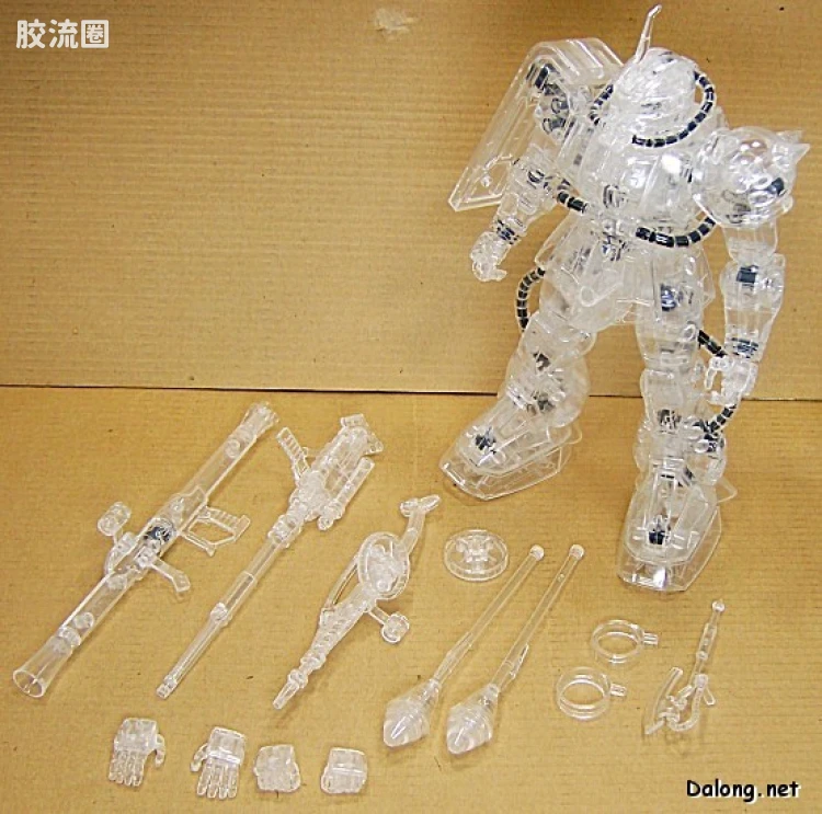 MG 竞赛奖品版 指挥官用型扎古Ⅱ 全透明版 - 图片