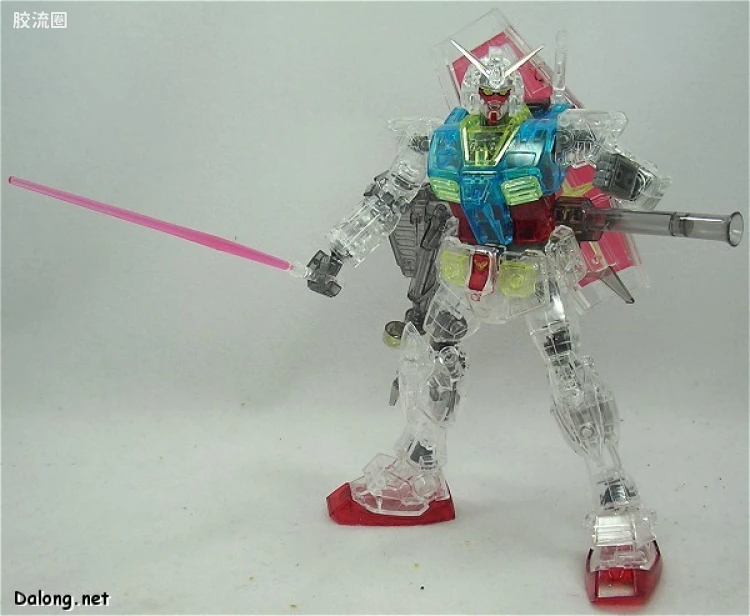 MG 水晶版 RX-78-2 高达 彩色透明版 - 图片