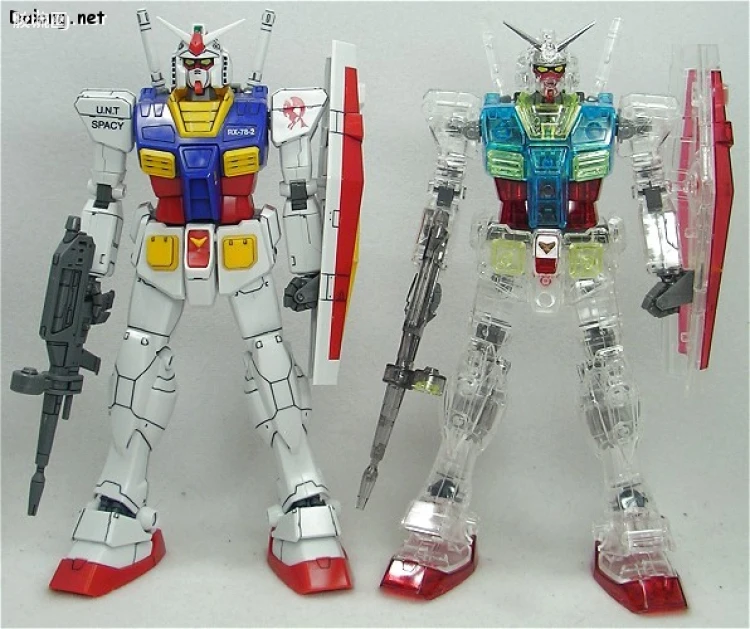 MG 水晶版 RX-78-2 高达 彩色透明版 - 图片