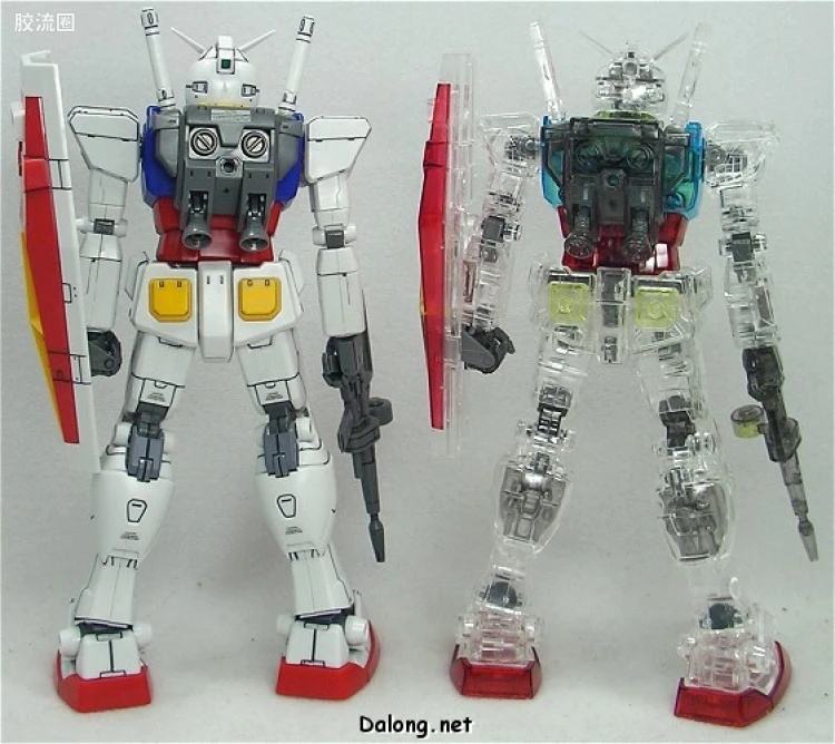 MG 水晶版 RX-78-2 高达 彩色透明版 - 图片