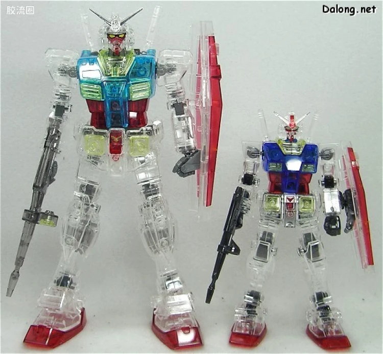 MG 水晶版 RX-78-2 高达 彩色透明版 - 图片