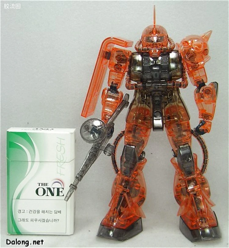 MG 水晶版 MS-06S 指挥官型扎古Ⅱ[夏亚·阿兹纳布尔专用机] 彩色透明版 - 图片