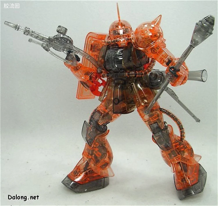 MG 水晶版 MS-06S 指挥官型扎古Ⅱ[夏亚·阿兹纳布尔专用机] 彩色透明版 - 图片
