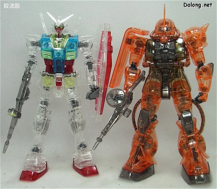 MG 水晶版 MS-06S 指挥官型扎古Ⅱ[夏亚·阿兹纳布尔专用机] 彩色透明版 - 图片