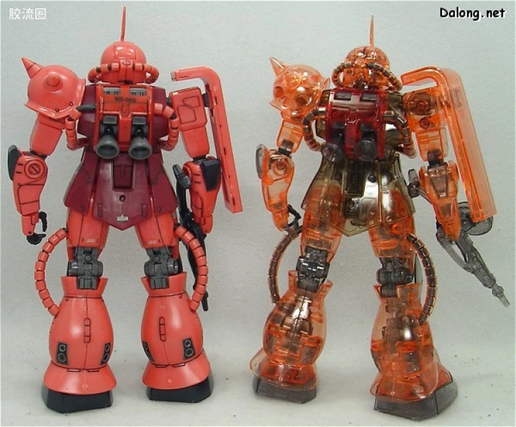 MG 水晶版 MS-06S 指挥官型扎古Ⅱ[夏亚·阿兹纳布尔专用机] 彩色透明版 - 图片