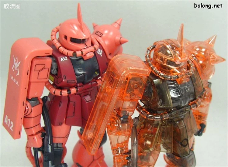 MG 水晶版 MS-06S 指挥官型扎古Ⅱ[夏亚·阿兹纳布尔专用机] 彩色透明版 - 图片