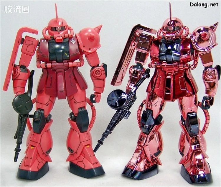 MG 彩色电镀版 MS-06S 指挥官型扎古Ⅱ[夏亚·阿兹纳布尔专用机] 彩色电镀版 - 图片