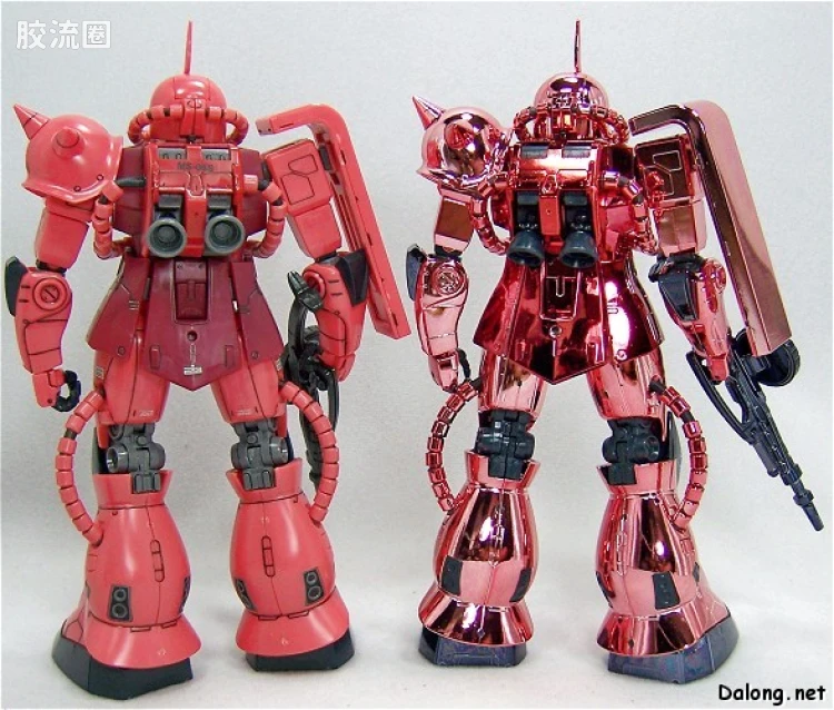 MG 彩色电镀版 MS-06S 指挥官型扎古Ⅱ[夏亚·阿兹纳布尔专用机] 彩色电镀版 - 图片