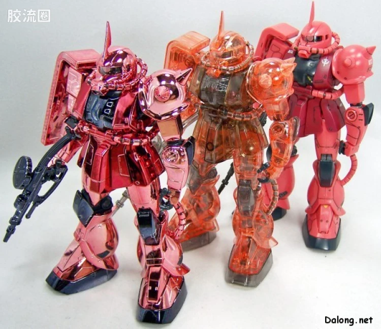 MG 彩色电镀版 MS-06S 指挥官型扎古Ⅱ[夏亚·阿兹纳布尔专用机] 彩色电镀版 - 图片