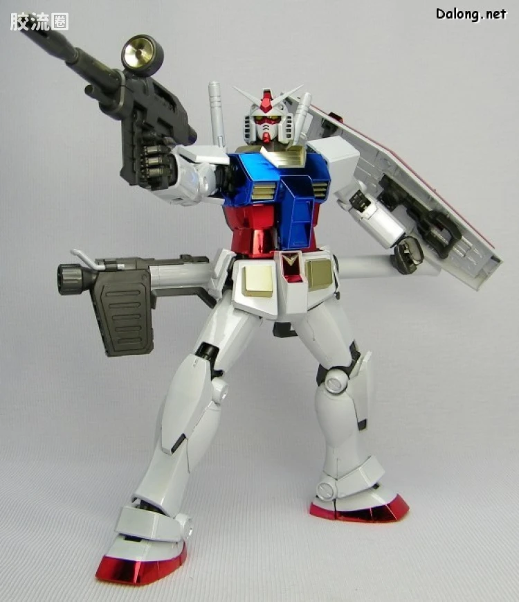 MG 彩色电镀版 RX-78-2高达 钛版 - 图片