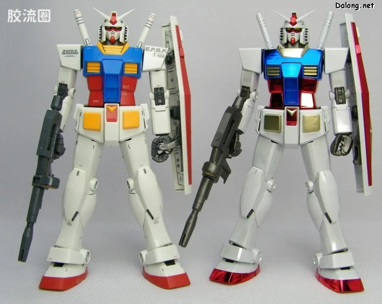 MG 彩色电镀版 RX-78-2高达 钛版 - 图片