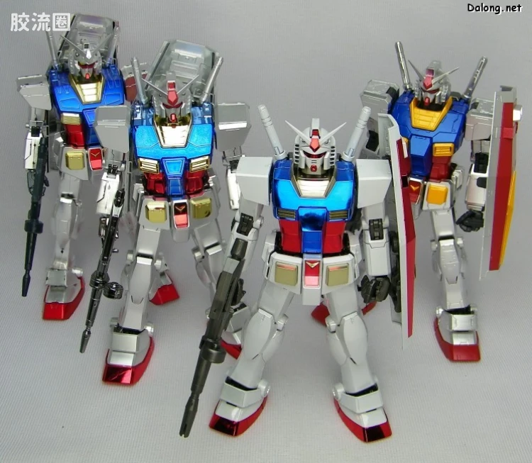 MG 彩色电镀版 RX-78-2高达 钛版 - 图片
