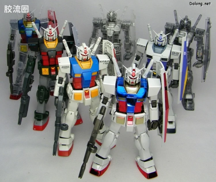 MG 彩色电镀版 RX-78-2高达 钛版 - 图片