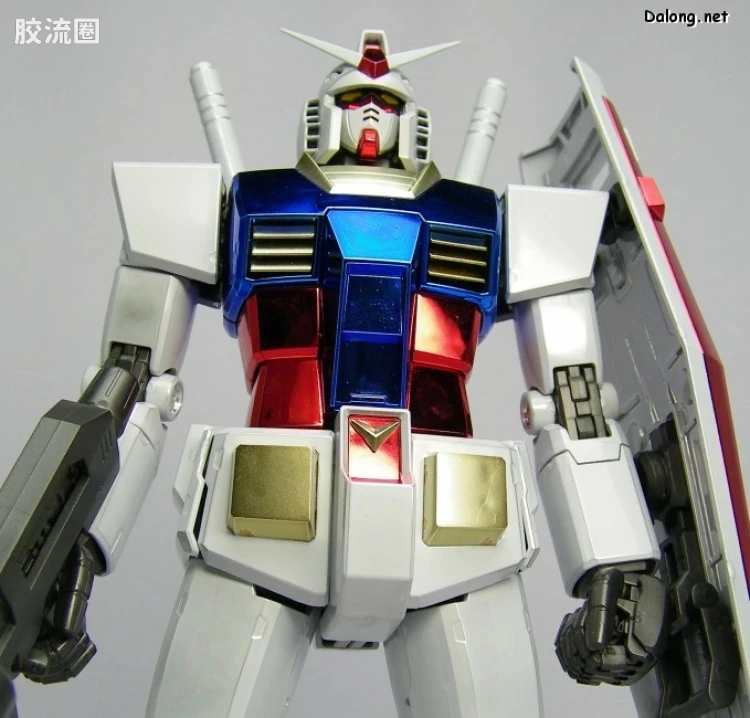 MG 彩色电镀版 RX-78-2高达 钛版 - 图片