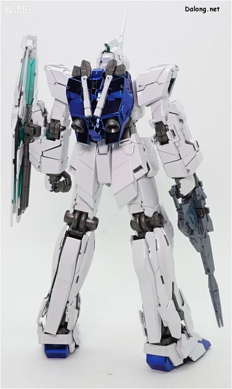 MG 彩色电镀版 独角兽高达钛合金配色(红绿骨架Ver.) - 图片