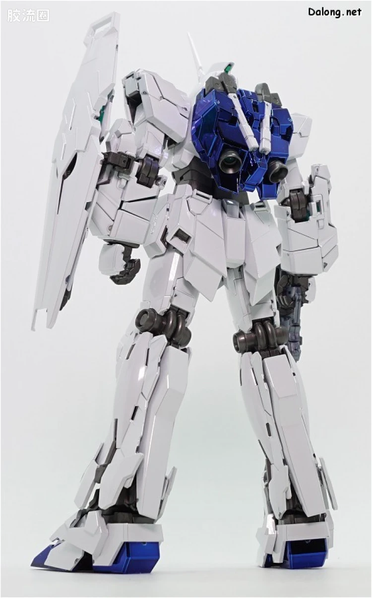 MG 彩色电镀版 独角兽高达钛合金配色(红绿骨架Ver.) - 图片