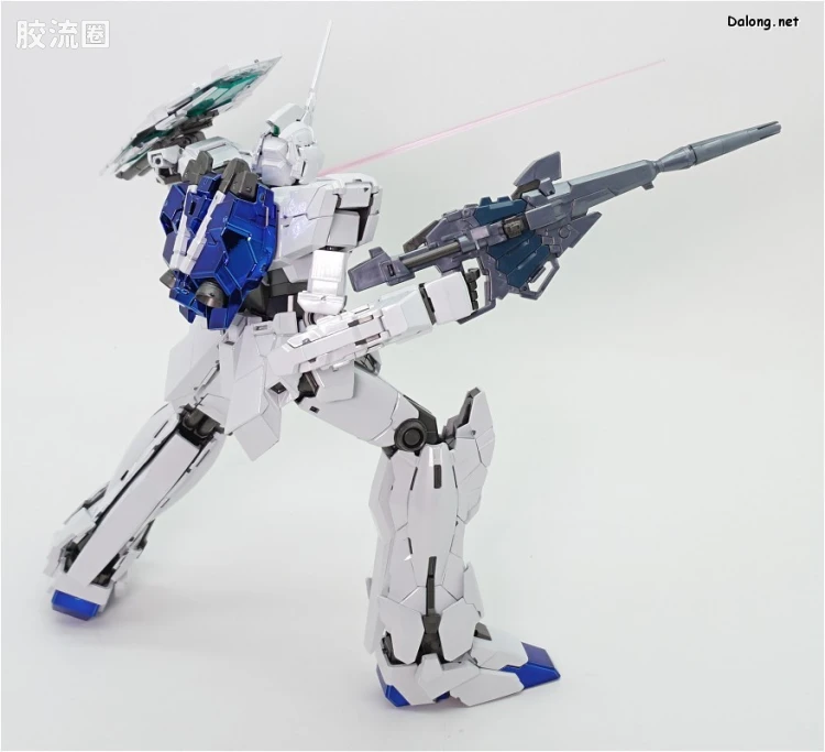 MG 彩色电镀版 独角兽高达钛合金配色(红绿骨架Ver.) - 图片