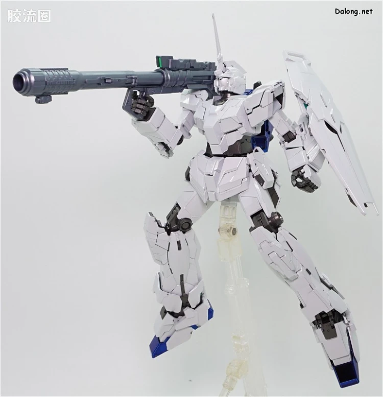 MG 彩色电镀版 独角兽高达钛合金配色(红绿骨架Ver.) - 图片