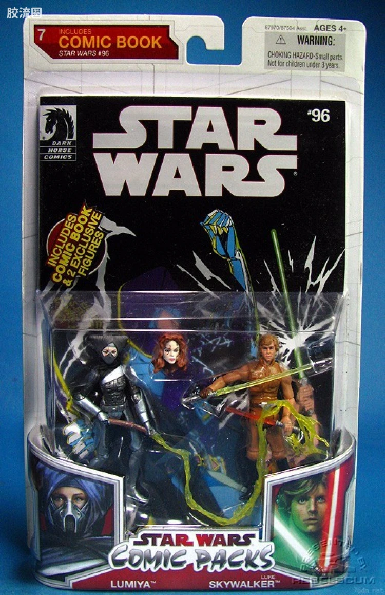 星球大战 THE LEGACY COLLECTION 漫画包系列 2009 7) Lumiya & Luke Skywalker (Marvel)