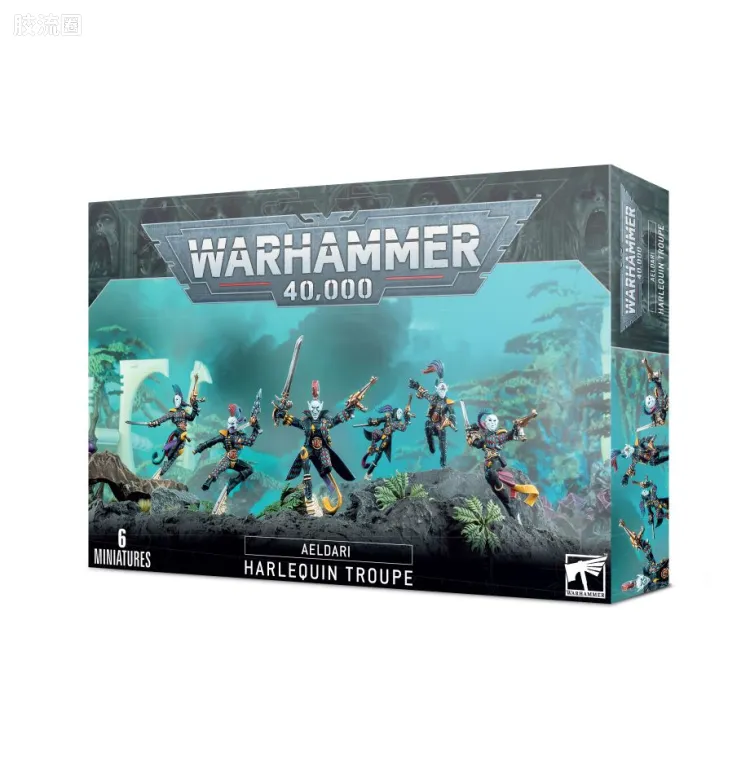 战锤40K Harlequin 丑角 7版 剧团