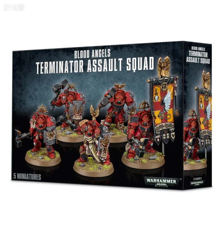 战锤40K Blood Angels 圣血天使 7版 终结者突击小队