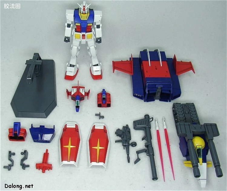 HGUC 普通版 050 G装甲（G战机 + RX-78-2 高达） - 图片